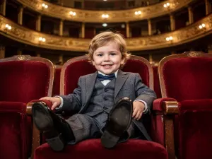 Elegancka kobieta w pastelowej sukience midi w wiosennym ogrodzie, prezentująca modną stylizację na komunię.